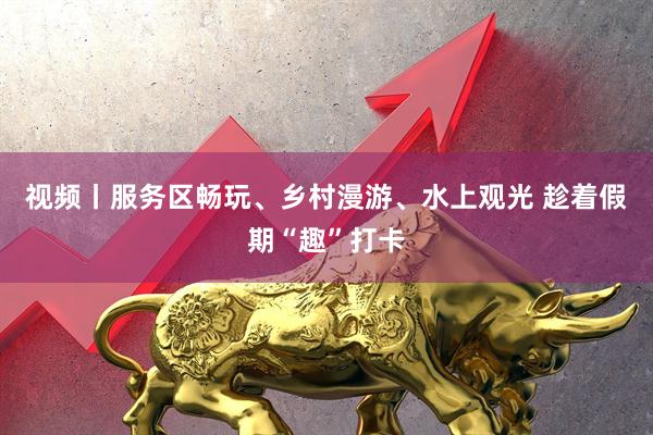 视频丨服务区畅玩、乡村漫游、水上观光 趁着假期“趣”打卡